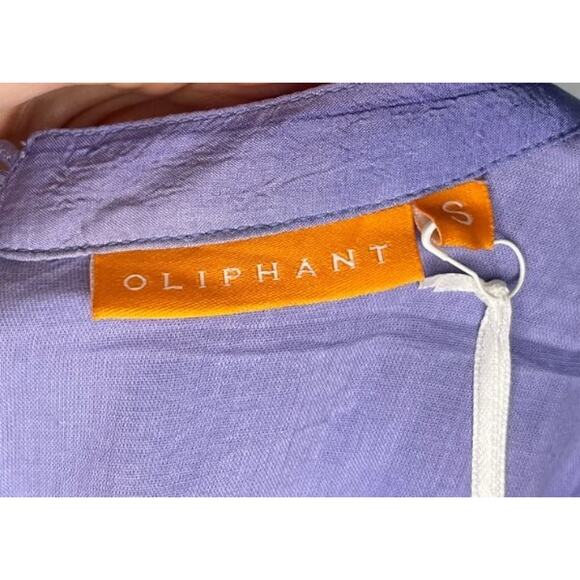 OLIPHANT Sz S Small Mela Peri Purple Stars Ruffle Tiered Maxi Dress NWT - Picture 3 of 9